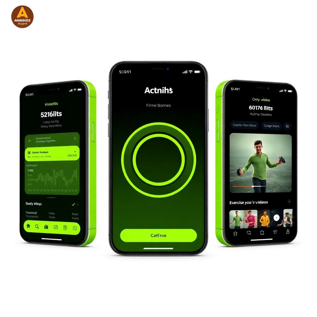 FitPulse — Fitness Mobile Application concept mockup