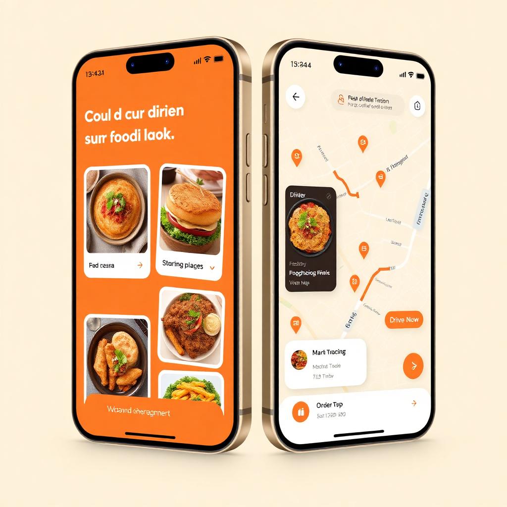 Foodly — Food Delivery Ecosystem concept mockup