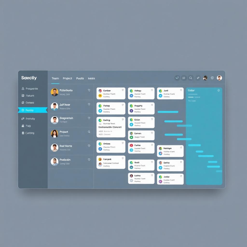 TaskFlow — Project Management SaaS concept mockup